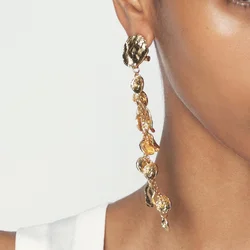 Vedawas Medallion Earrings,Retro Elegant Irregular Round Tassel Banquet Wedding Women Accessories, Gifts for Lover and Friends