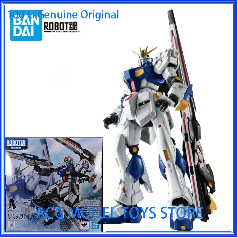 

Bandai The ROBOT SPIRITS RX-93ff V Gundam Action Figure Mobile Suit Gunpla Gundam Plastic Model Toy Original Box