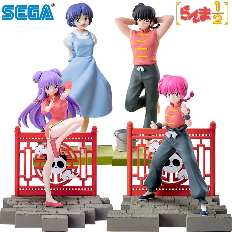 

SEGA Genuine Luminasta Ranma Nibun-no-Ichi Ranma Shampoo Tendou Akane Anime Character for Kids Christmas Gift Action Toys Model
