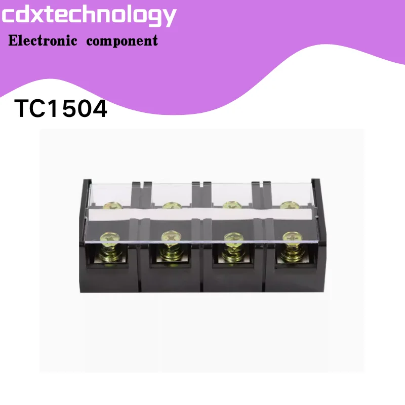 TC1504 high current flame retardant copper terminal 150A/4P terminal block 4 high temperature resistant terminals