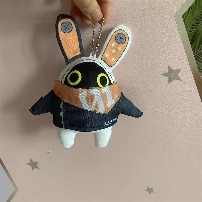 10cm Zenless Zone Zero Bangboo Plush Keychain The Bangboo Anby Nicole Demara Rabbit Plush Doll Key Chain Bag Pendant Toys Gift