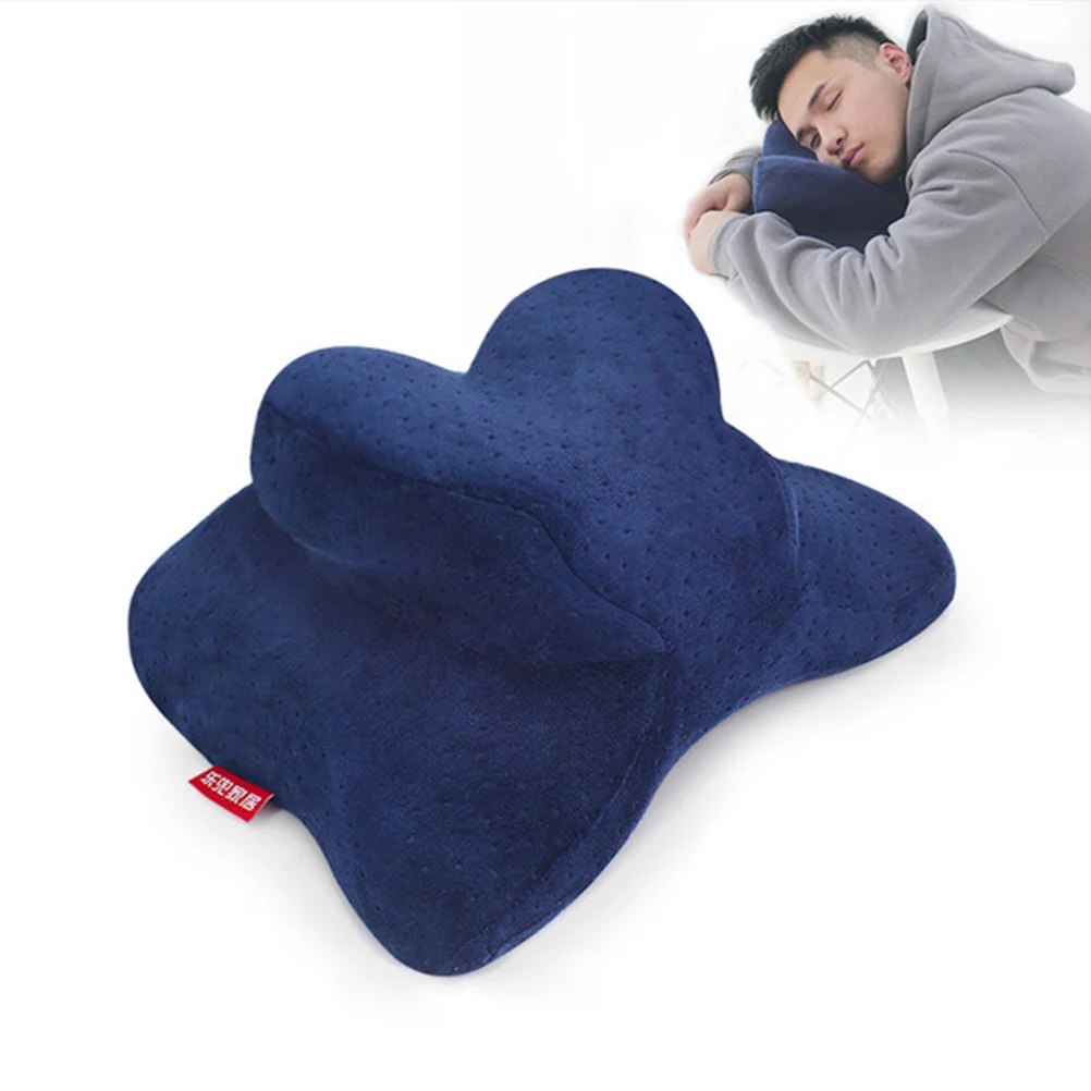 

1pc Pillow Office Desk Pp Cotton Cushion Soft Support Headrest Workday Rest Home Nap Pillow Shop Use Nap Cushion