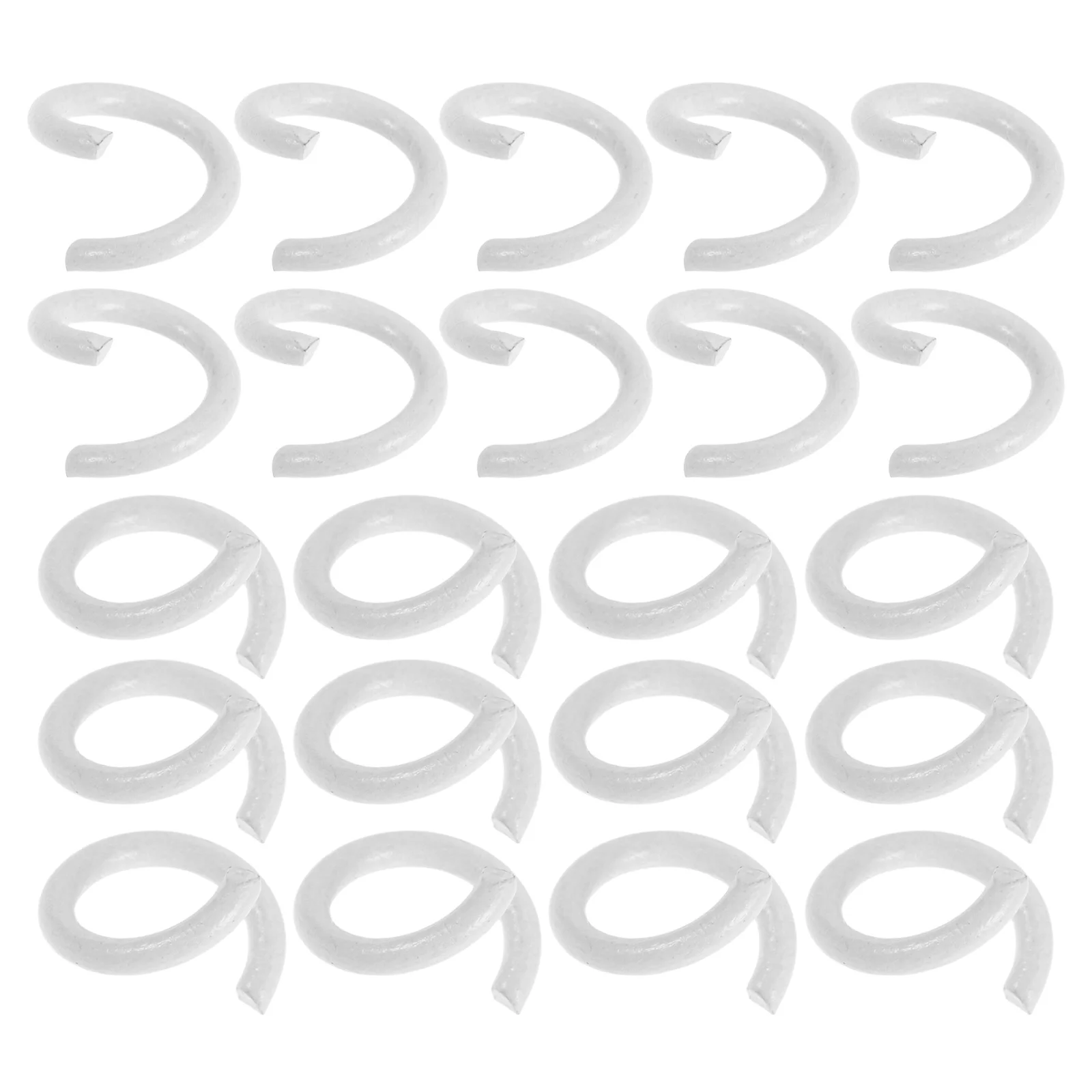 200Pcs Metal Loose Leaf Binder Rings Sturdy Small Ring Binders for Flash Cards Notecards Planner Scrapbook Book Holder