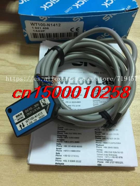 

FREE SHIPPING WT100-N1419 WT100-N1412 photoelectric switch