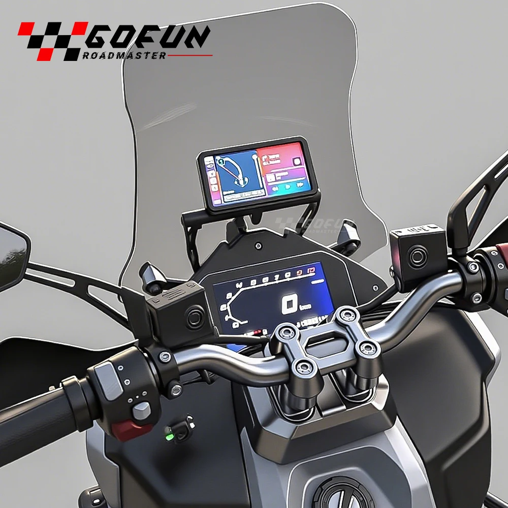 2025 Part For SYM HUSKY ADV300 HUSKY ADV 300 2022 2023 2024 Motorcycle Accessories GPS Phone Stand Bracket Holder Navigation Bar