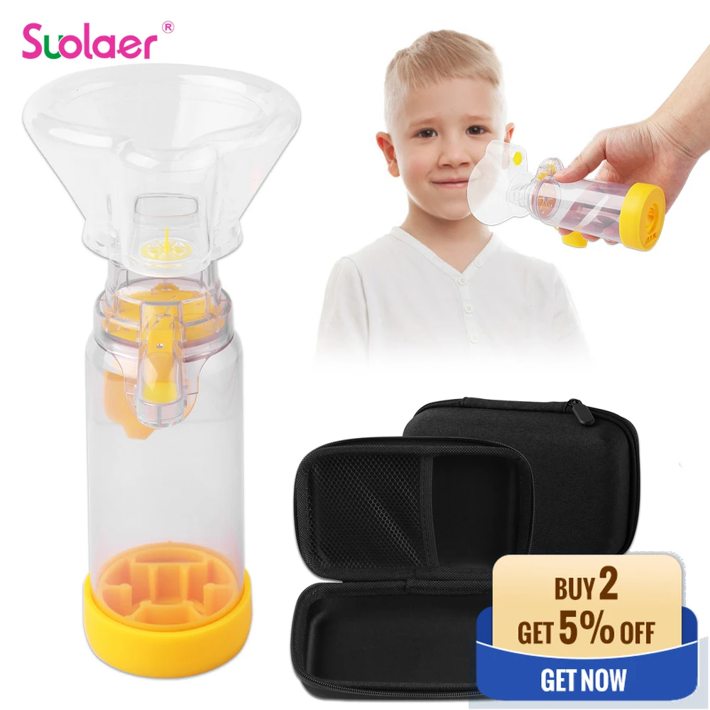 Inhale Automizer Spacer Mist Storage Tank Nebulizer with Mask CompMist Compressor Nebulizer Cup Mouthpieces for Child Baby Adult