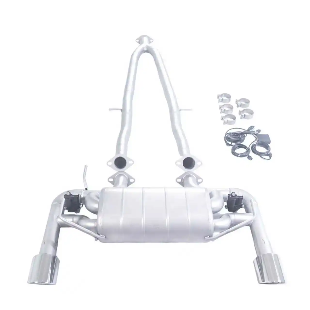 

GFC exhaust/for 13 to 24 Infiniti Q60 3.0T/3.7LCatback stainless steel performance valve exhaust double out 101 bevel tip
