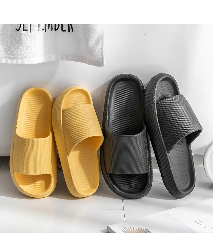 Elastic Extra Soft Thick Bottom Anti-Slip EVA Slippers for Bathroom and Home Comfortable House Slippers