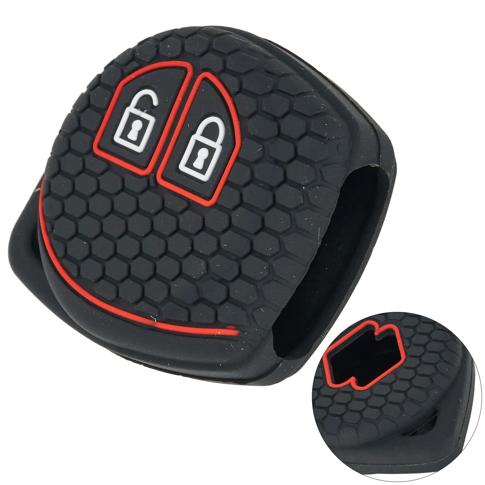 Comprehensive Protection with this Two Button Silicon Remote Car Key Cover Designed Exclusively For Various For Suzukis
