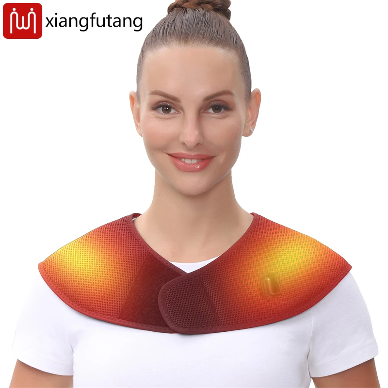 

Electric Heated Shawl - Warm Compress-Muscle Pain Relief, Neck & Shoulder Warmth, 3 Temp Settings&Timer, Ideal for Home/Office