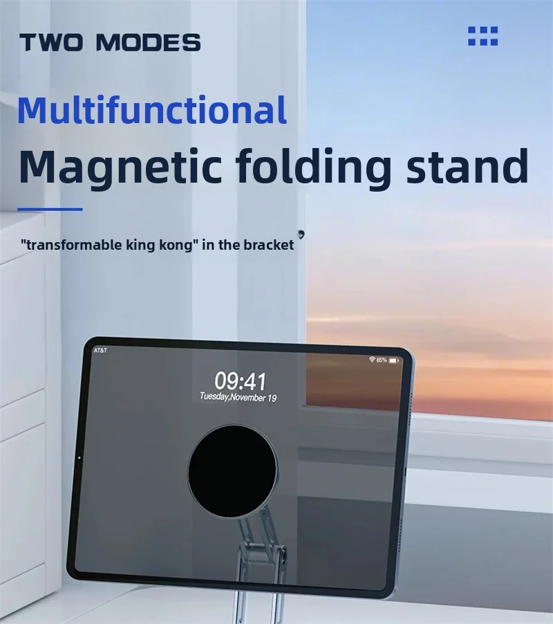 Fuerte soporte magnético para Selfie para Xiaomi, Samsung, Huawei, soporte magnético de escritorio para Apple 17, 16, 15, 14, 13, accesorios de la serie