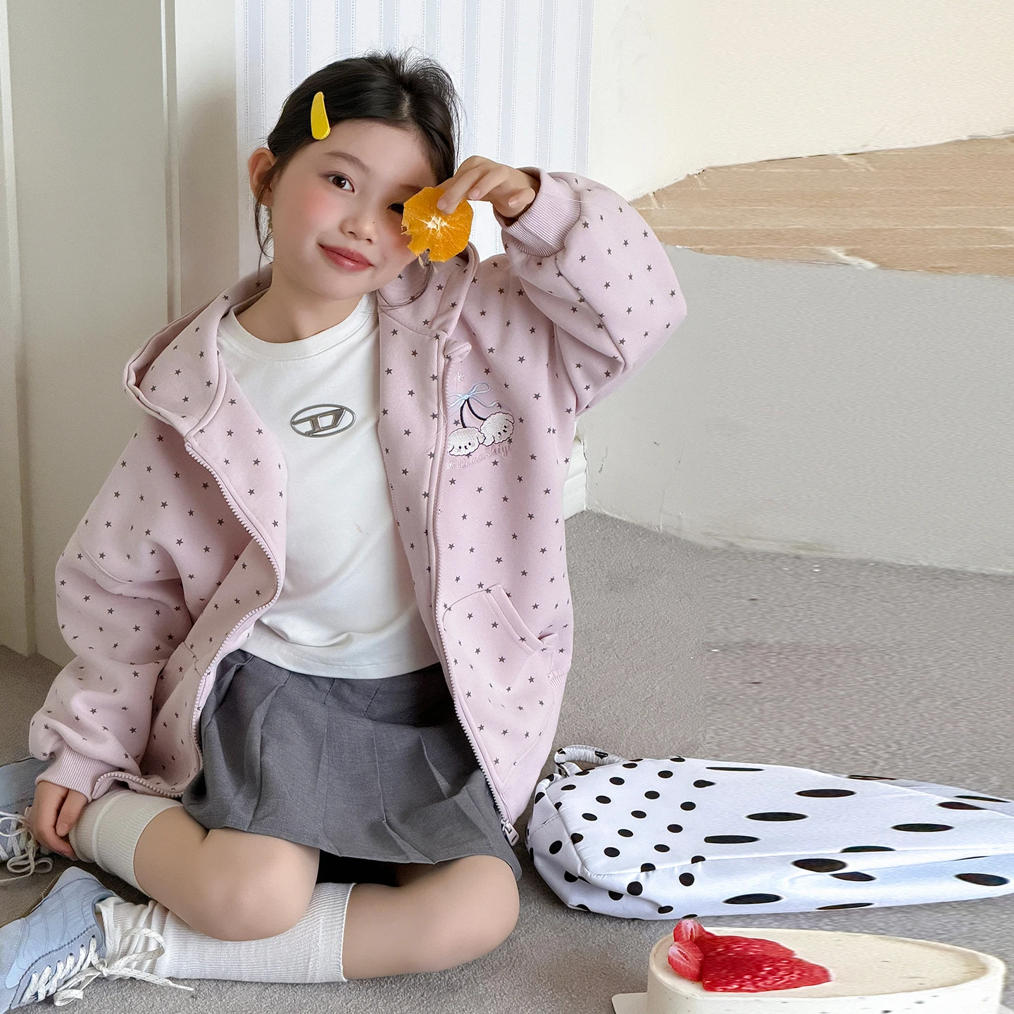 New Spring Clothes for Girls' Jackets Fashionable and Super Beautiful Unique and Beautiful for Children in Spring and Autumn