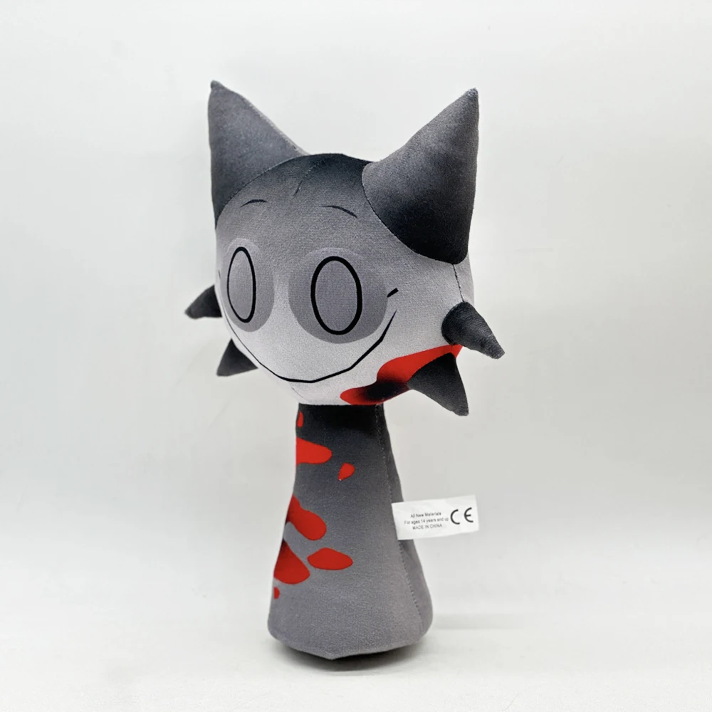 31cm Grey Rhythm Plush Doll Creative Design Cute, Fun, Soft, Comfortable, Trendy Home Decoration