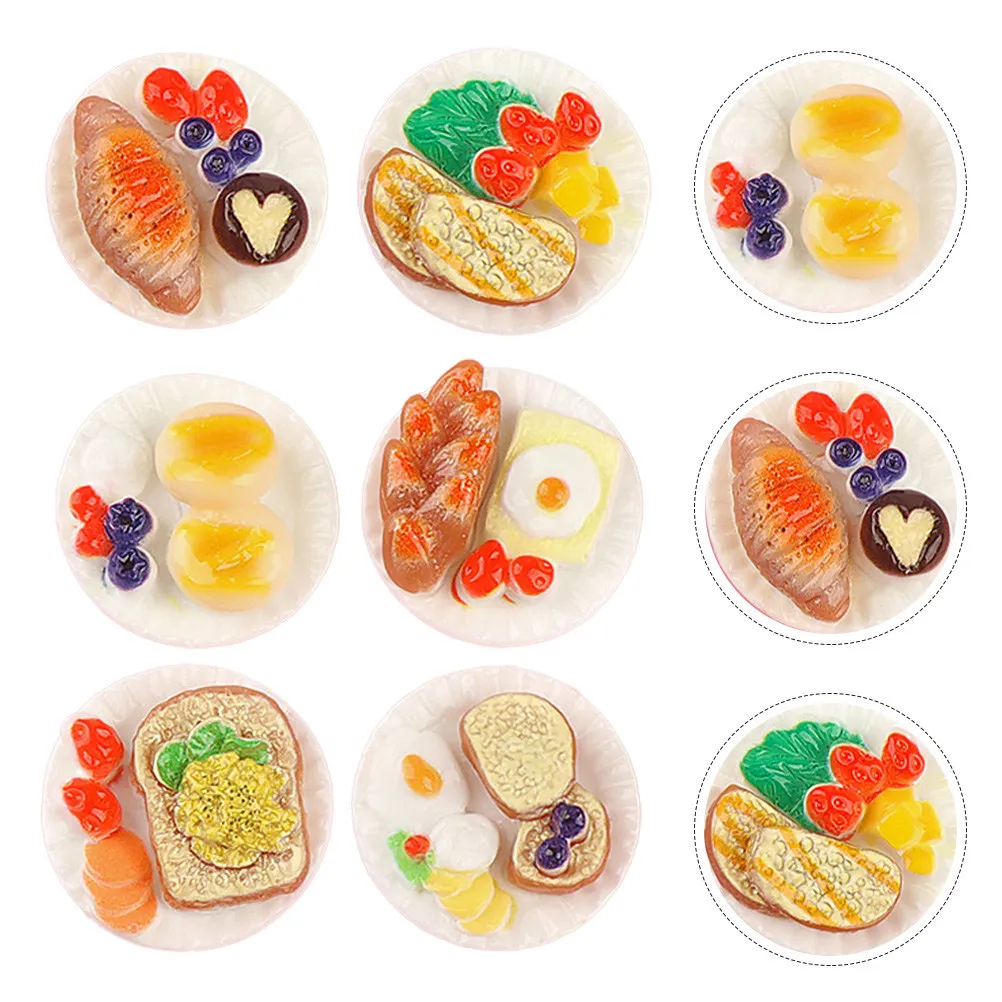 12Pcs Realistic Faux Food Charms Resin Miniature Food Props for DIY Phone Case Hairpin Jewelry Craft Scrapbooking Wedding