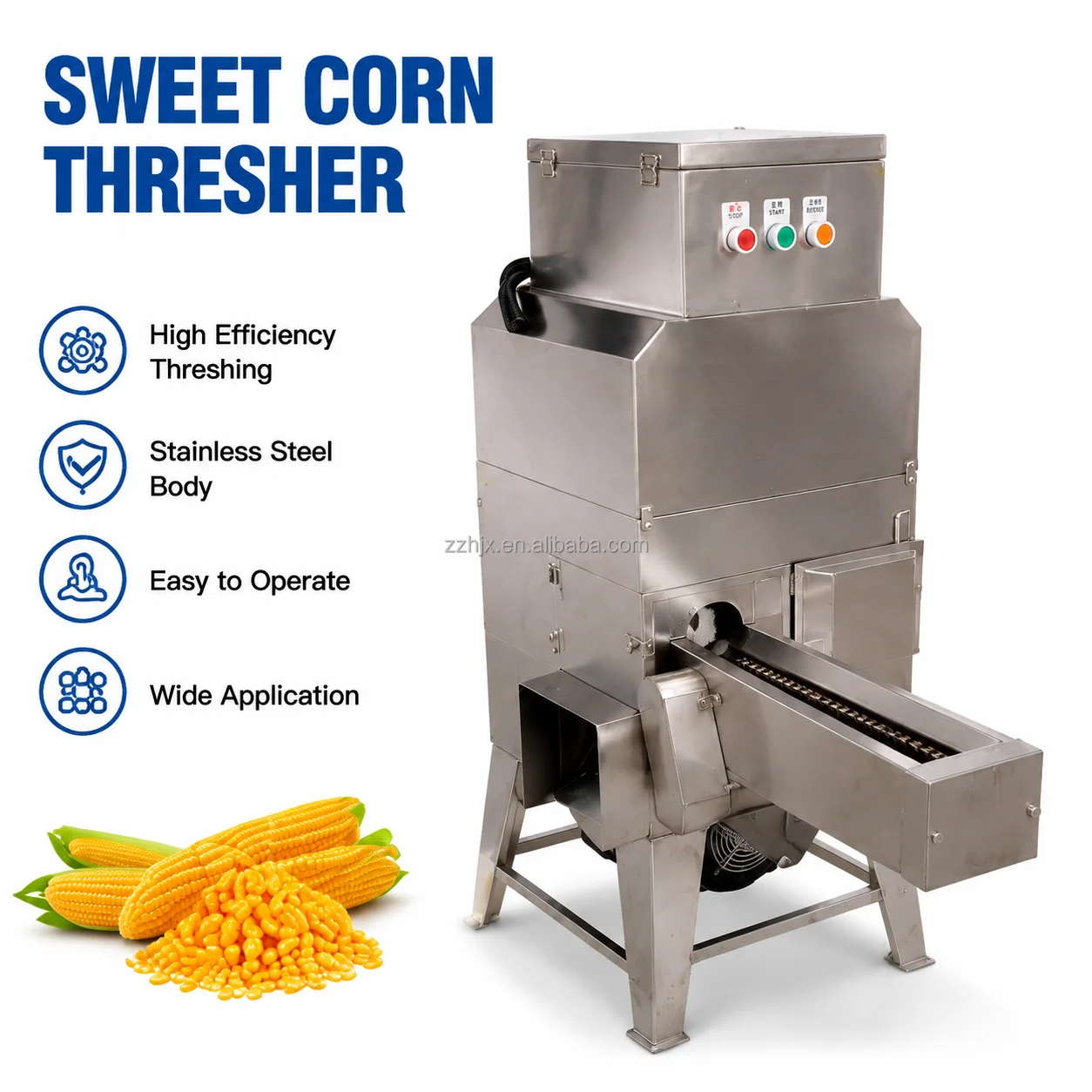Stainless Steel Sweet Fresh Co - огляд і ціна Corn Sheller Machine