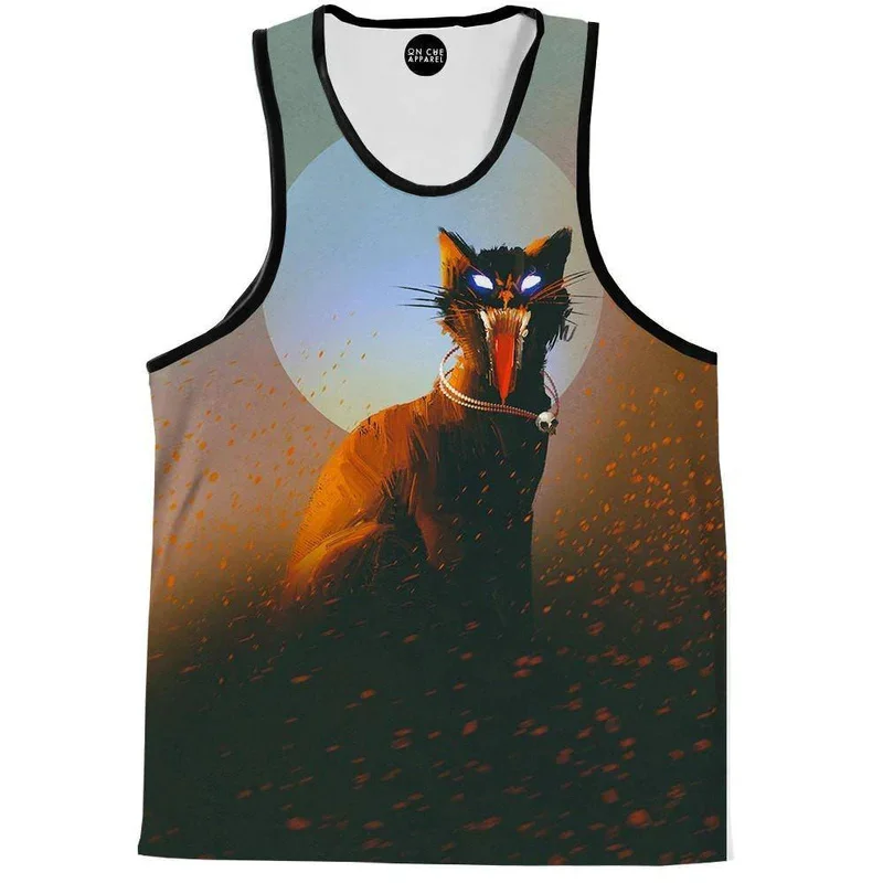 Cool Cats Tank Top Men Women 3d Printed Funny Cute Cat Vest Tops Girl Y2k Tops Graphs T-shirts Kid Gym Hawaii Beach Tank Tops