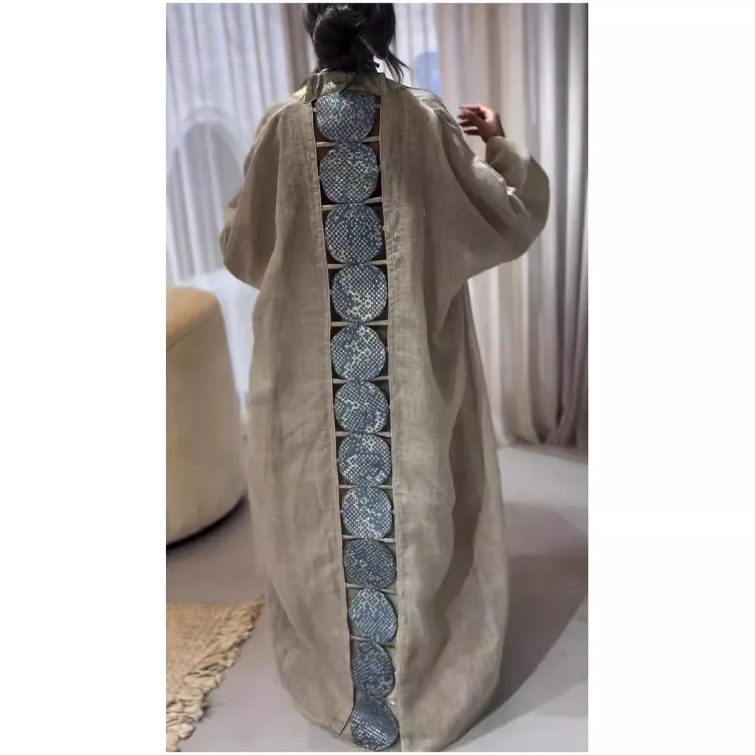 Women Dress Sets Two Piece Set Strapless Long Dresses Loose Solid Robe Suits Full Sleeve Casual Elegant Halterneck Gown