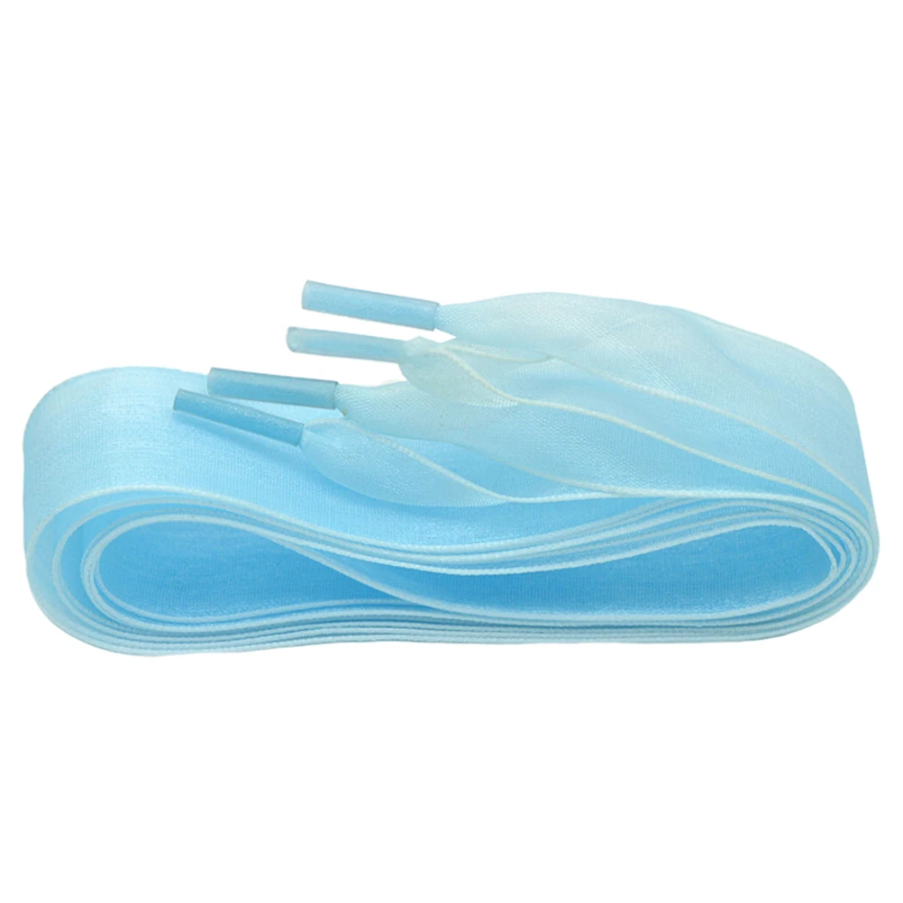 

6pcs 6 Pairs Flat Shoelaces Durable Chiffon Material Casual Athletic Shoes Boots Skates Shoe Accessories