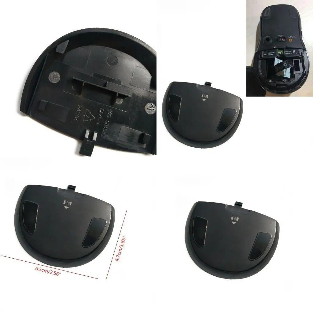 

652F Replacement Mouse Battery Cover Battery for Case Mice for Case for Shell for M5