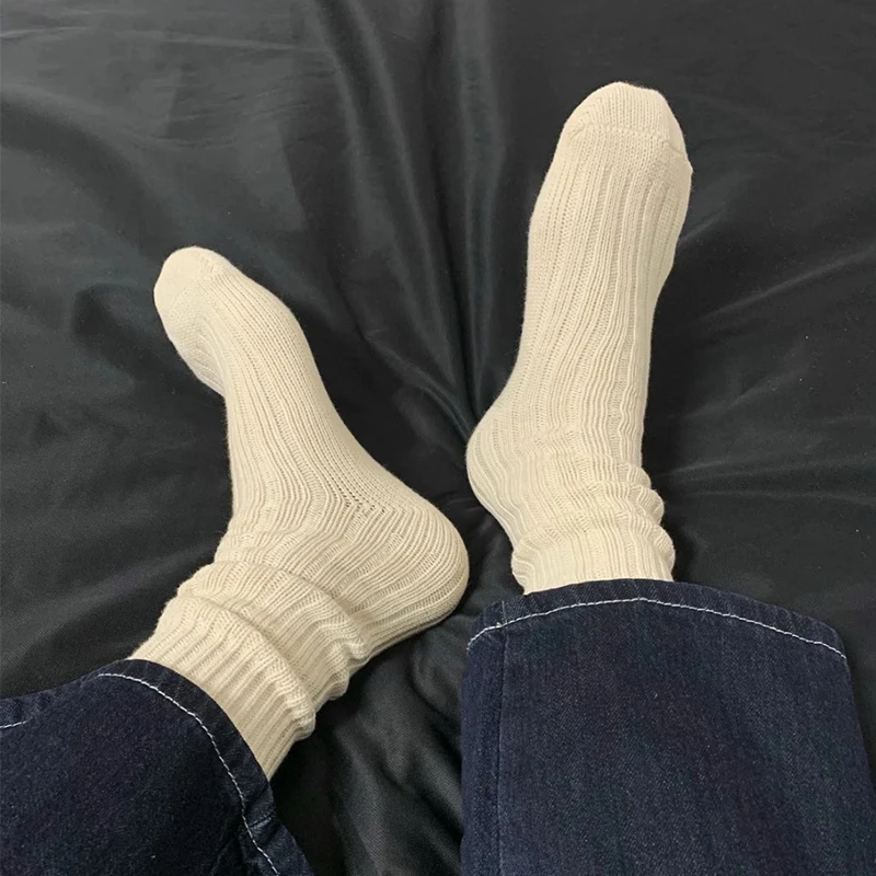 

CLEVER-MENMODE Sexy Cotton Socks Men Formal Tube Socks Business Male Women Soft Sports Non-slip Socks hombre