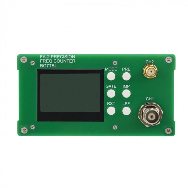 FA-2-6G PLUS 1Hz-6GHz 11Bit/Sec 10MHz OCXO Frequency Counter Frequency Meter w/ Power Adapter