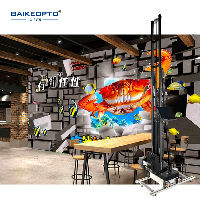 

Baikeopto 3D Concrete House Printing/ Decal Wall Printer/ Glass UV Wall Painting Machine