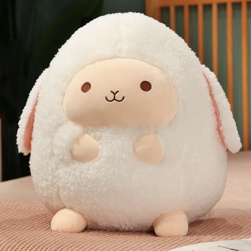 Creative Plush Toy Lovely Fat Sheep Soft Doll New Toy Round Sheep Toy Kids Toy Throw Pillow Birthday Gift w1355
