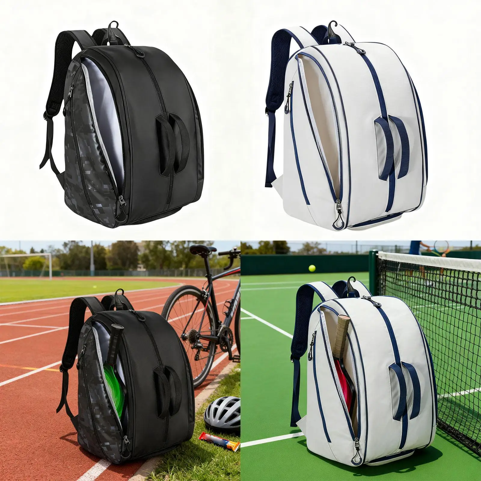 

Pickleball Bag Paddle Carrying Bag Comfortable Portable Sports Accessories Multipurpose Pickleball Backpack for Women/Men
