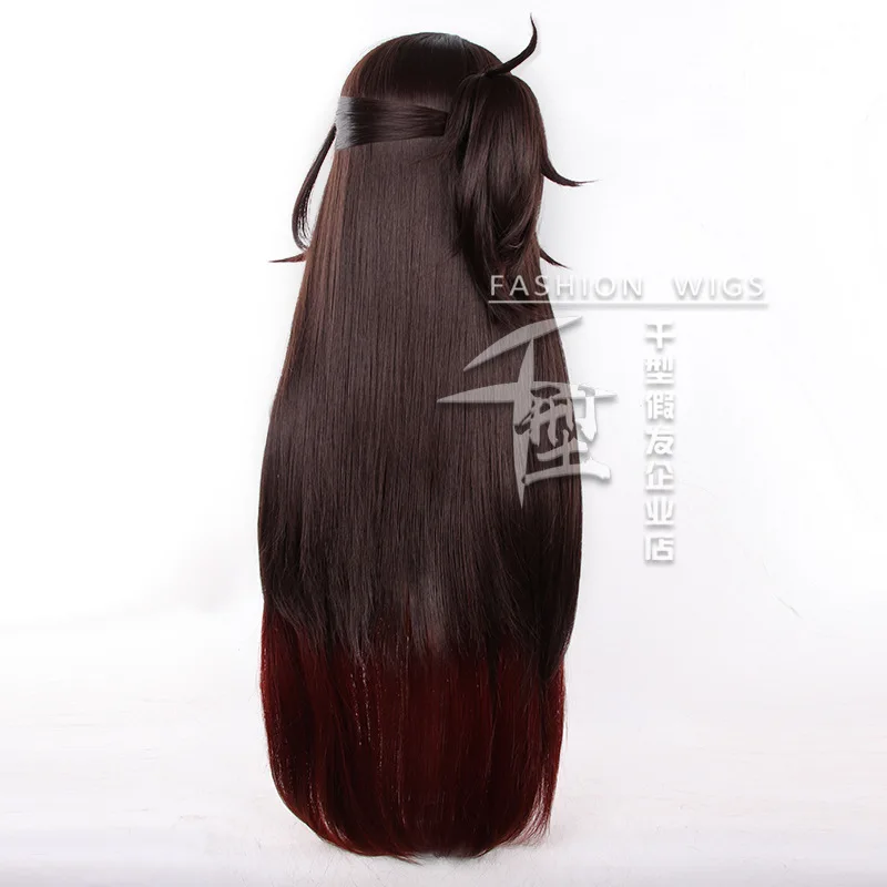 Tingyun Cosplay Wigs 80cm Long Women Girs Honkai: Star Rail Cosplay Heat Resistant Synthetic Hair Ting Yun + Free Wig Cap