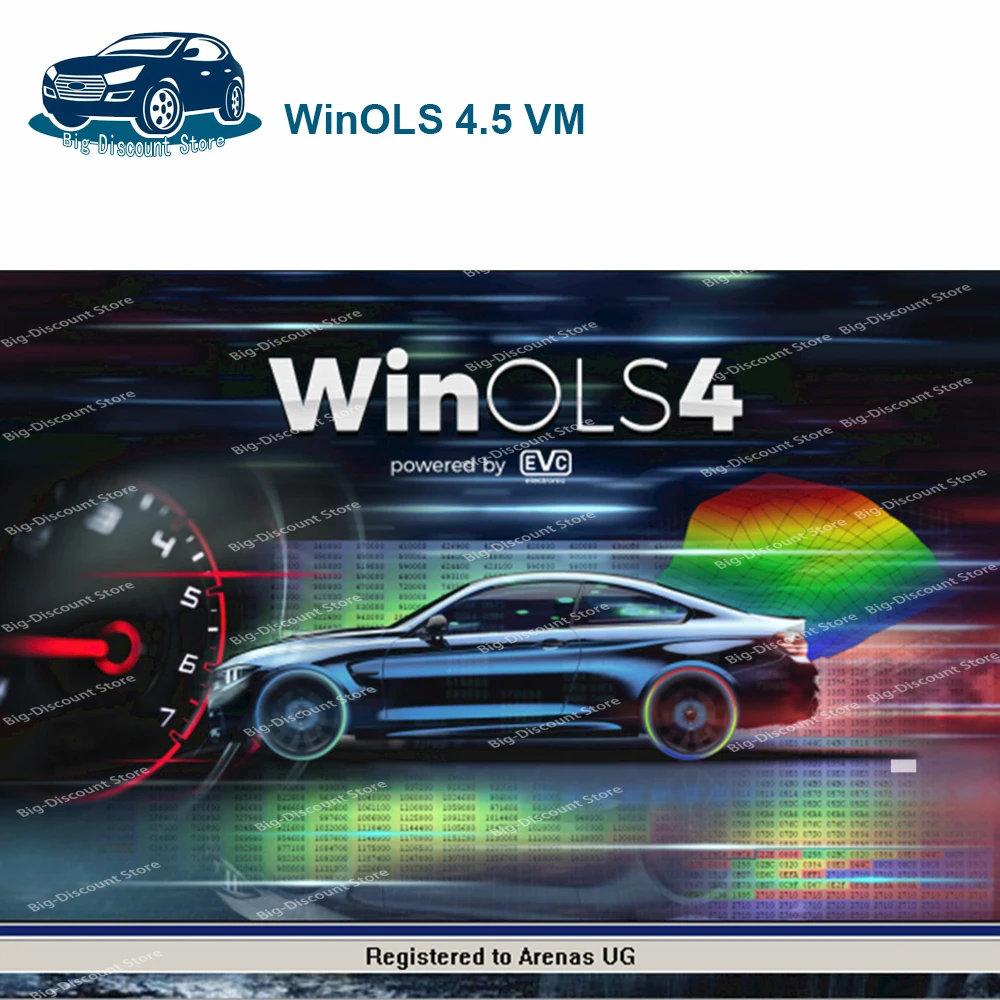 New WinOLS 4.51 With Plugins Auto ECU Chip Tuning Software VMWARE+ecm TITANIU+immo too+ ecu remapping lessons send by USB