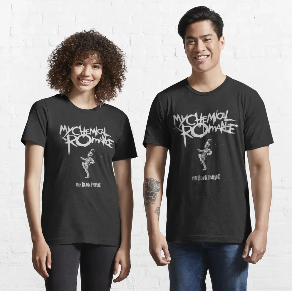 

We'll Carry on Romance. The Black Parade Music T-Shirt 100% Cotton O-Neck Short Sleeve Summer Casual Mens T-shirt Streetwear