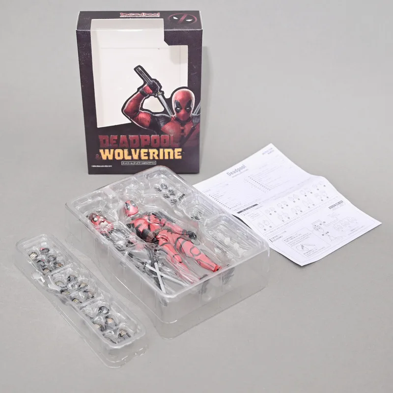 마블 Shf 데드풀과 울버린 액션 피규어 모델 V-Men 장난감 조인트 모바일 인형 수집품 성인 선물 어린이 장난감