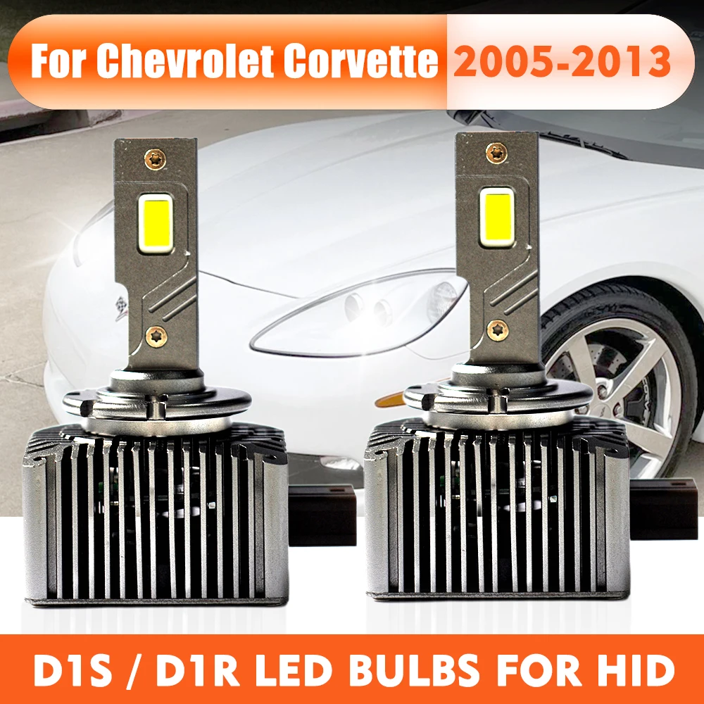 

Автомобильная лампа Plug & Play HID ксеноновый комплект для Chevrolet Corvette 2005-2013 авто светодиодные фары лампы D1S D1R светодиодные фонари 6000K