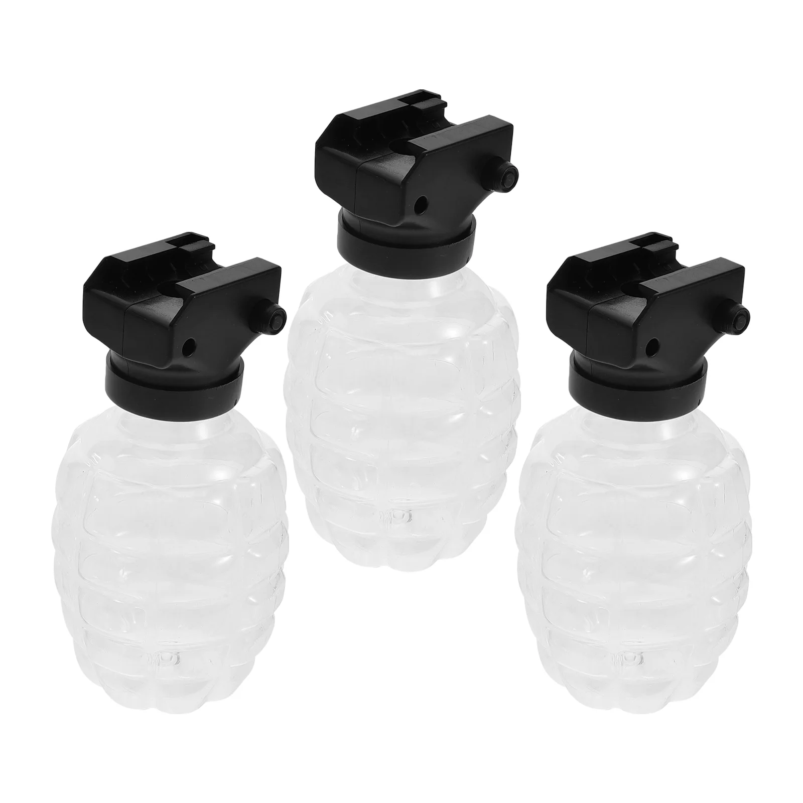 

3 Sets Adapter Bubble Bottle Toys Scene ABS、PE Rings Display Plate Bead Subpackage