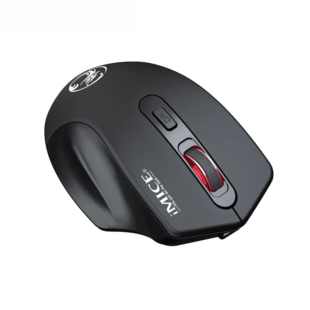 Mouse silenzioso wireless 2.4G USB batteria tracciamento ottico ricevitore mouse per computer mouse silenzioso per laptop da ufficio aziendale Ipad Mac