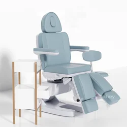 MT Beauty-silla reclinable totalmente eléctrica para tratamiento de Podología, Sillón de masaje Facial, estética Dental, cama multiusos, 4 motores