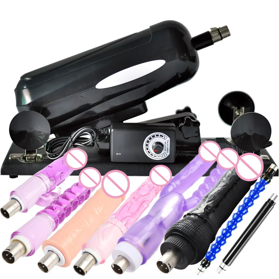 FREDORCH Sex Machine Gun with Big Dildo, Automatic Thrusting Machines for women, Retractable 8 Accessories Vibrator Masturbation
