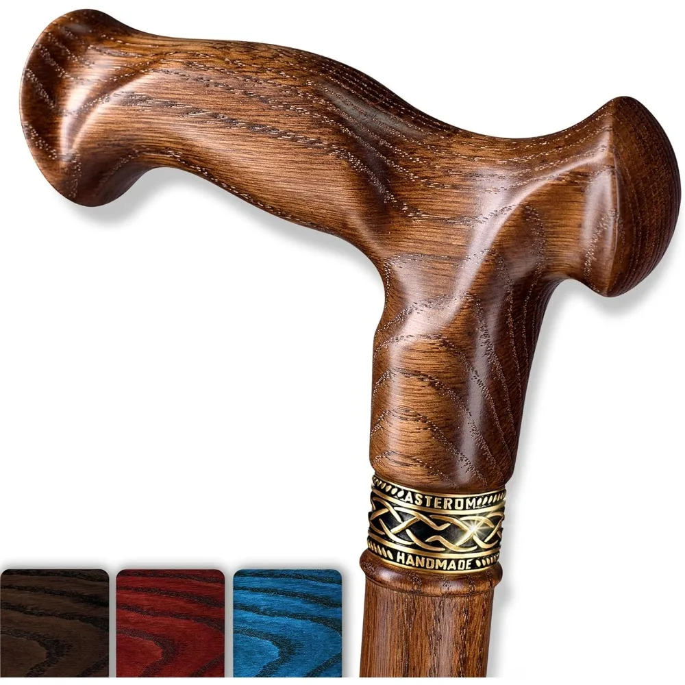 

Трость для мужчин и женщин — эргономичные, деревянные трости ручной работы — крутые трости для пожилых людей, FSA/HSA Eligible NEW