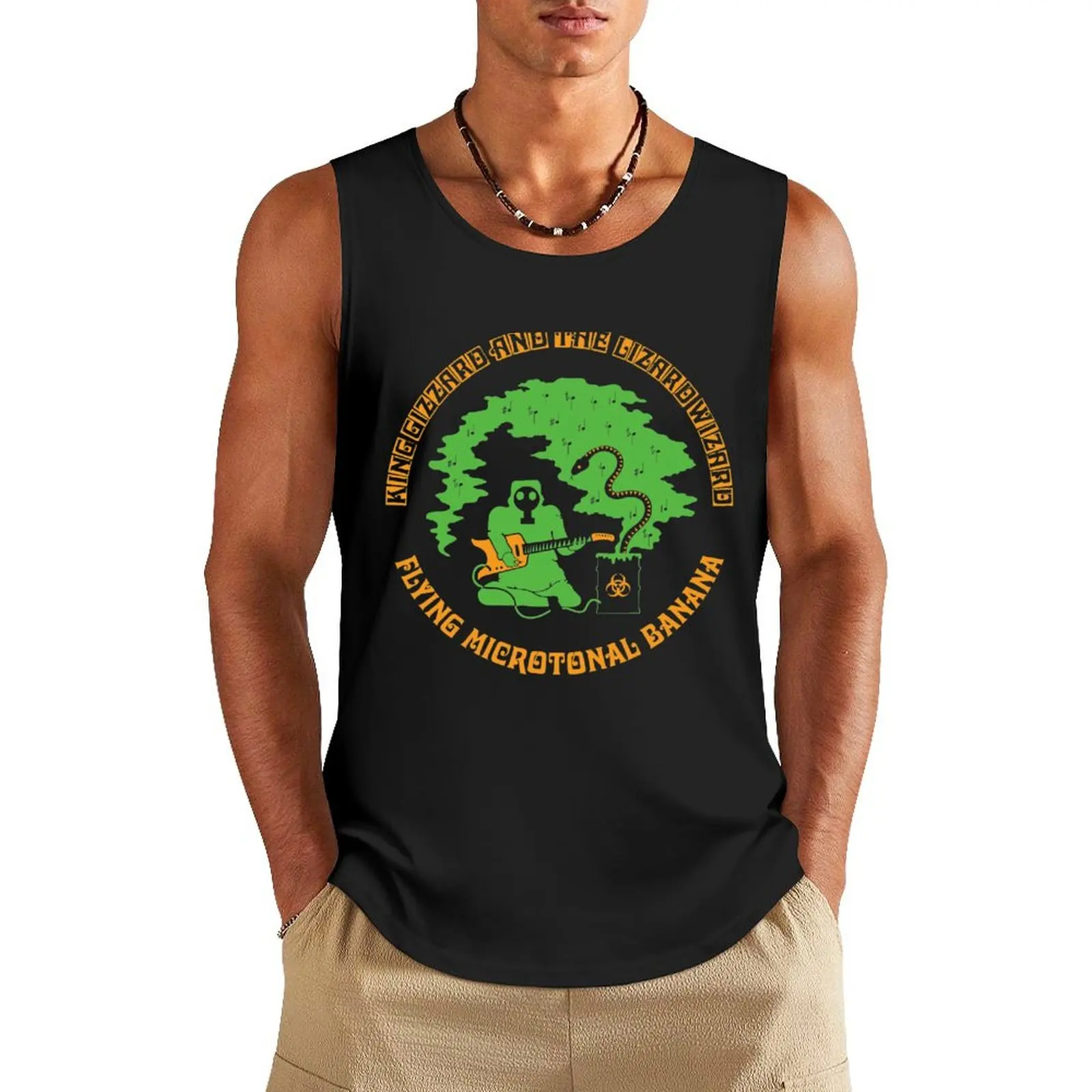 

King Gizzard - FMB Tank Top T-shirt men mens gym clothes Men's gym articles singlet for men