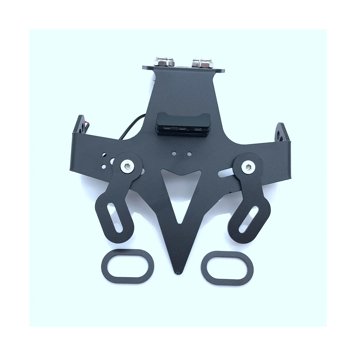 Motorcycle Rear License Plate Holder Bracket with Light for Kawasaki ZX25R ZX4R 2020-2023 Frame Tail Tidy