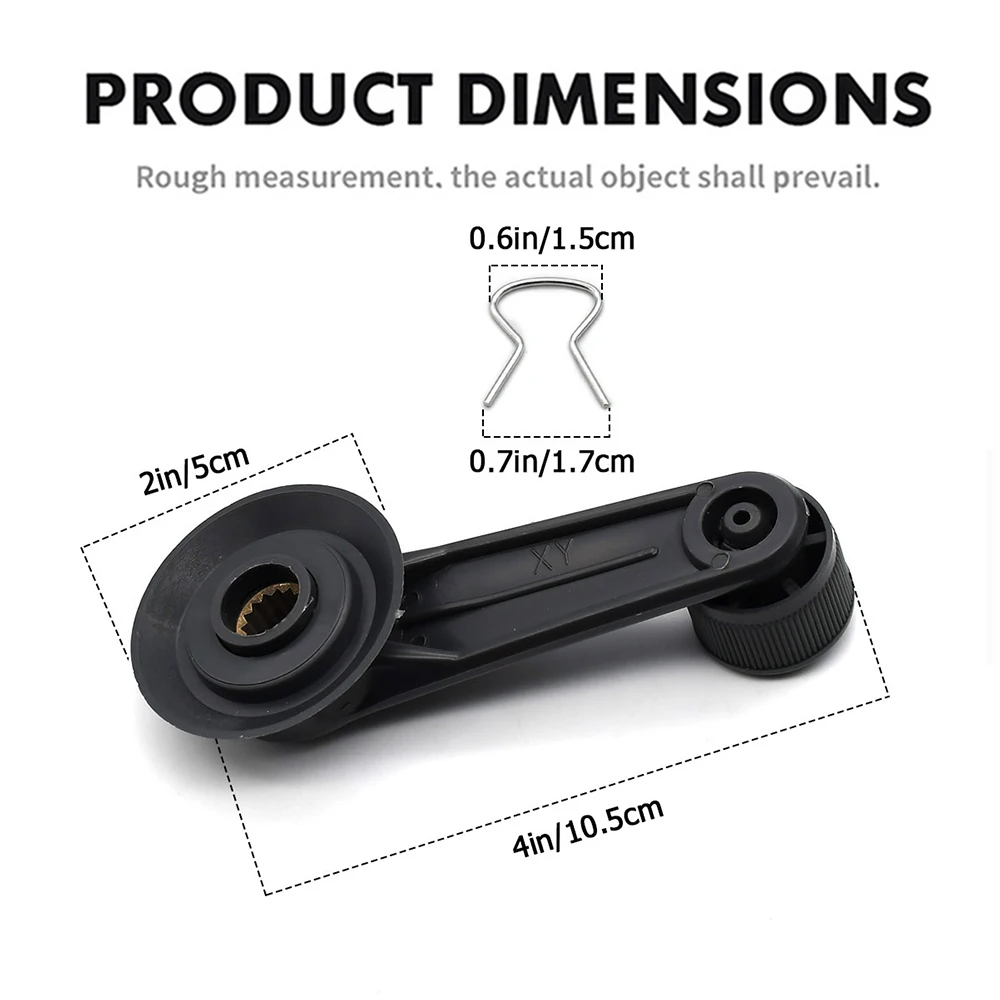 2Pcs Car Window Winder Crank Handle Regulator for Toyota 4Runner Corolla Land Cruiser Interior Door Window Lifter Riser Rocker