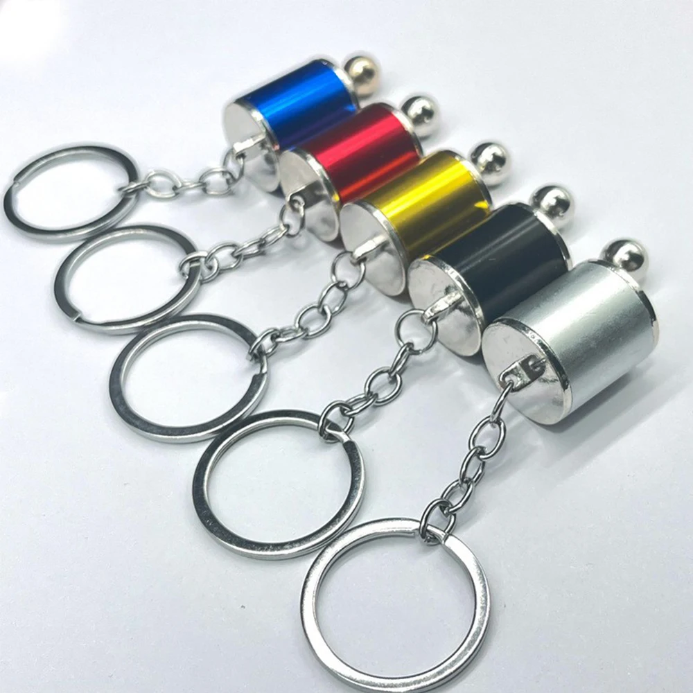 Creative Keychain & Keyring Silver Color Multicolor Car Gear Shift Manual Transmission For Women Men Car Keyring Handbag Gift