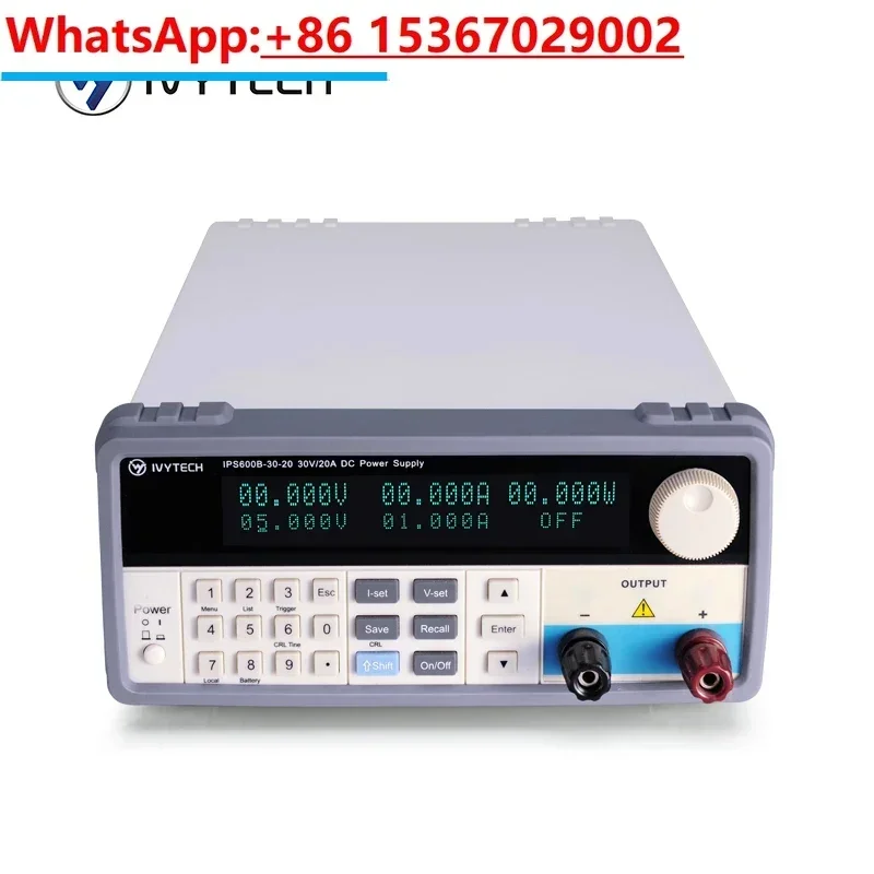

Программируемый регулируемый источник питания постоянного тока серии IPS-600B 30В20А, 20В30А, 60В/10А