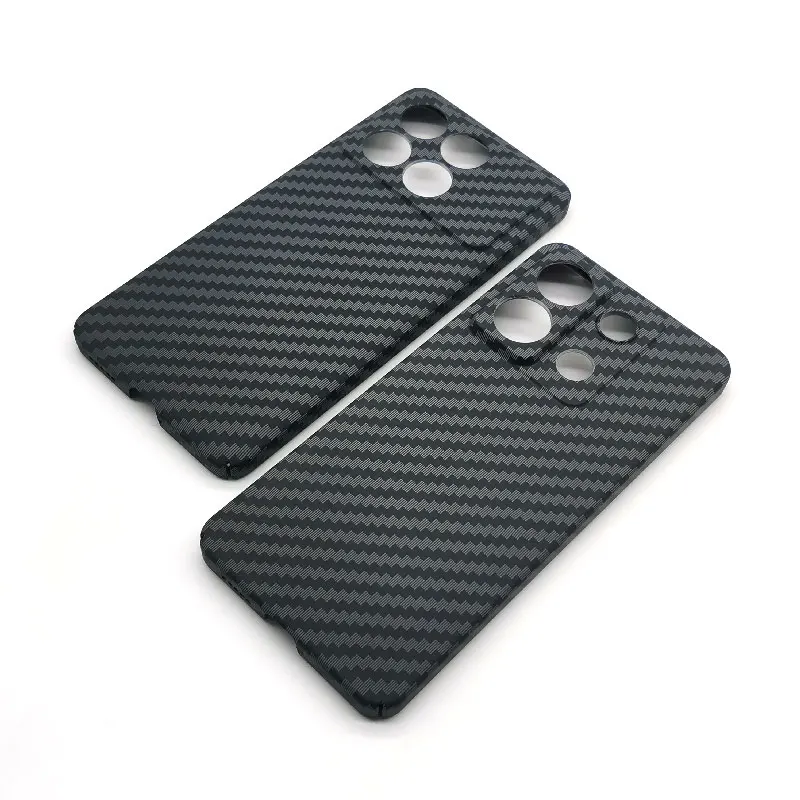 For Xiaomi Poco X6 Pro Phone Case Ultrathin Plastic Carbon Fiber Texture Pattern Back Protective Cover For Mi Poco X6 X6Pro case