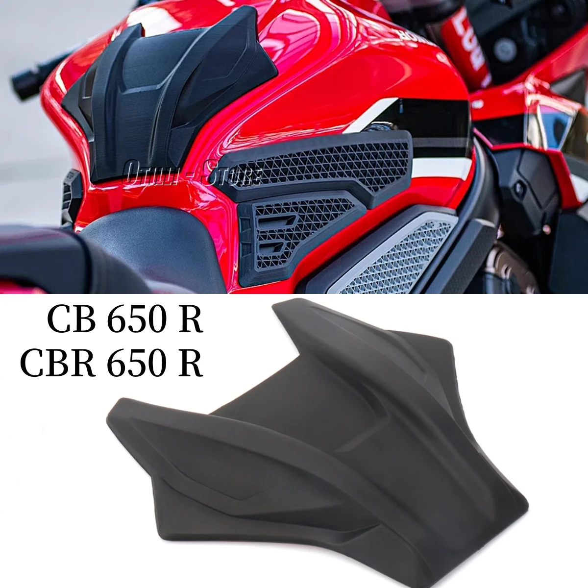 

For HONDA CBR650R CBR 650R CB650R CB 650 R Motorcycle Accessories Fuel Tank Pad Middle Oil Tankpad Stickers Protection Decals