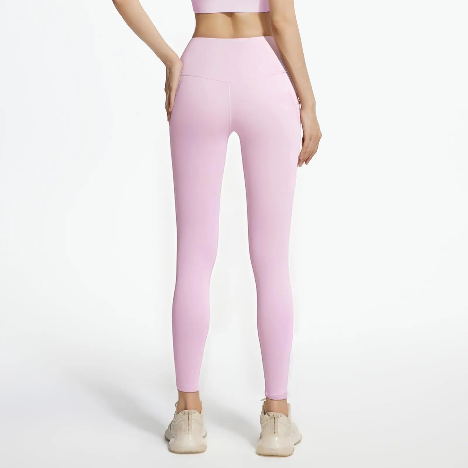 Teen Girls Yoga Leggings with Pockets - High Waisted,Tummy Control,Butt Lifting Athletic Workout Pants