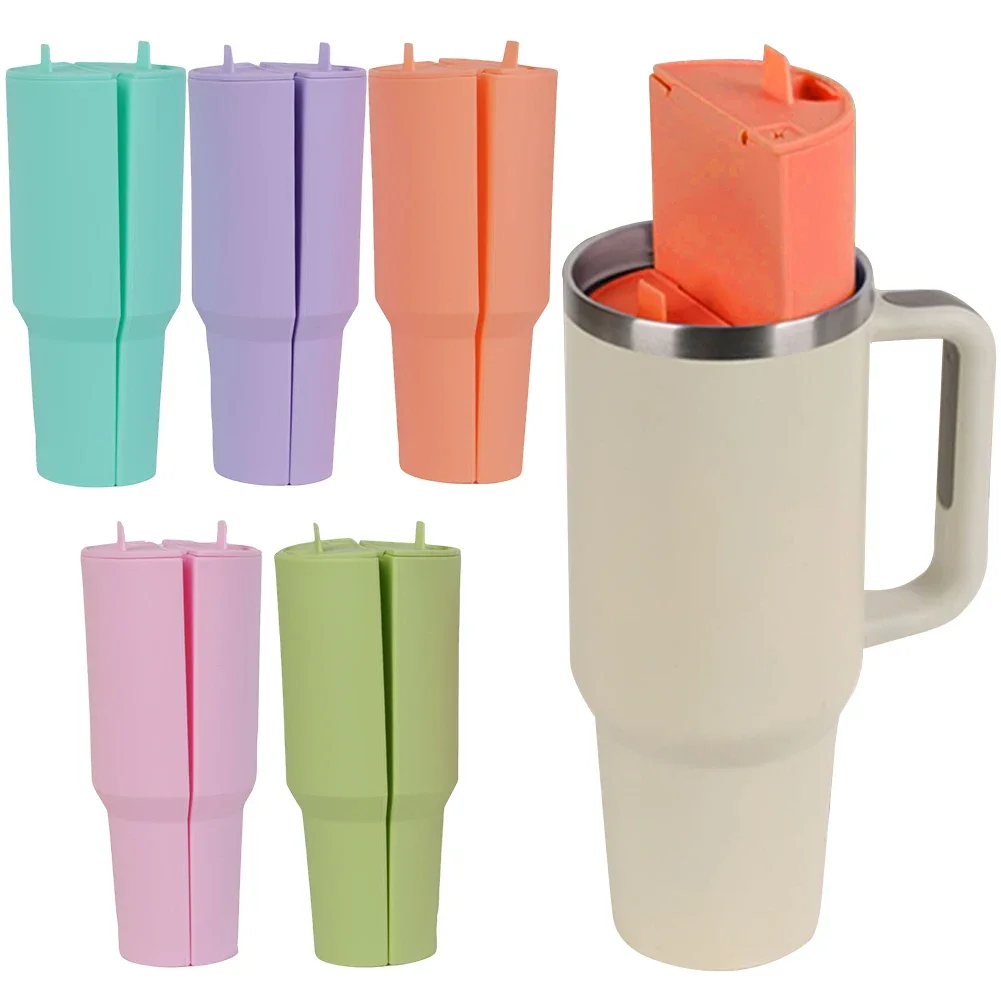 Silicone Water Bottle Liner Drink Divider Water Cup Double-Flavor Lining for Stanley 40oz Cup Accessories