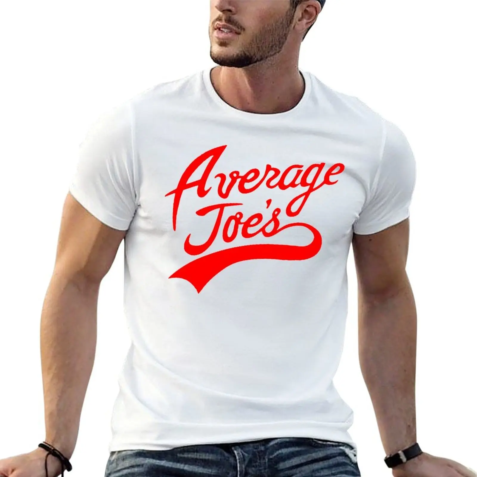 Average Joe's Gym T-Shirt t shirts for man pack white man t shirt cotton high quality t shirts for man cotton soft T-shirt