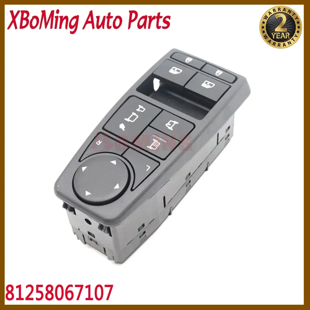 Car Electric Power Master Window Control Switch Button 81258067107 81258067109 For MAN TGX TGS TGL TGM 81258067092