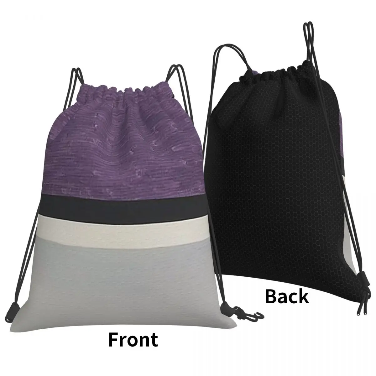 Untitled Backpacks Casual Portable Drawstring Bundle Pocket Sports Bag Book Bags For Man Woman Students